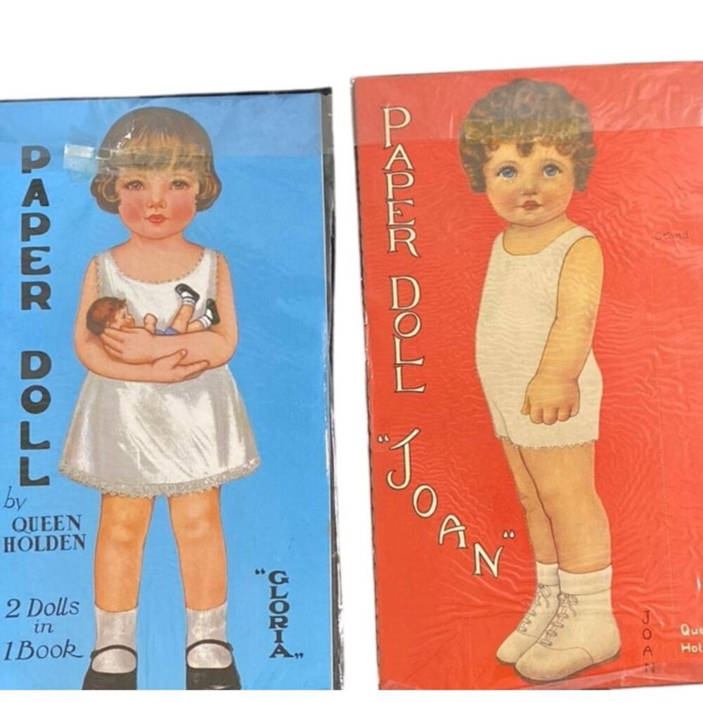 Vintage Queen Holden Paper Doll 1980s Dollies Travels Gift Paper Bobby Gloria
